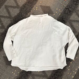 Frank & Eileen Effie Long Sleeve Funnel Capelet